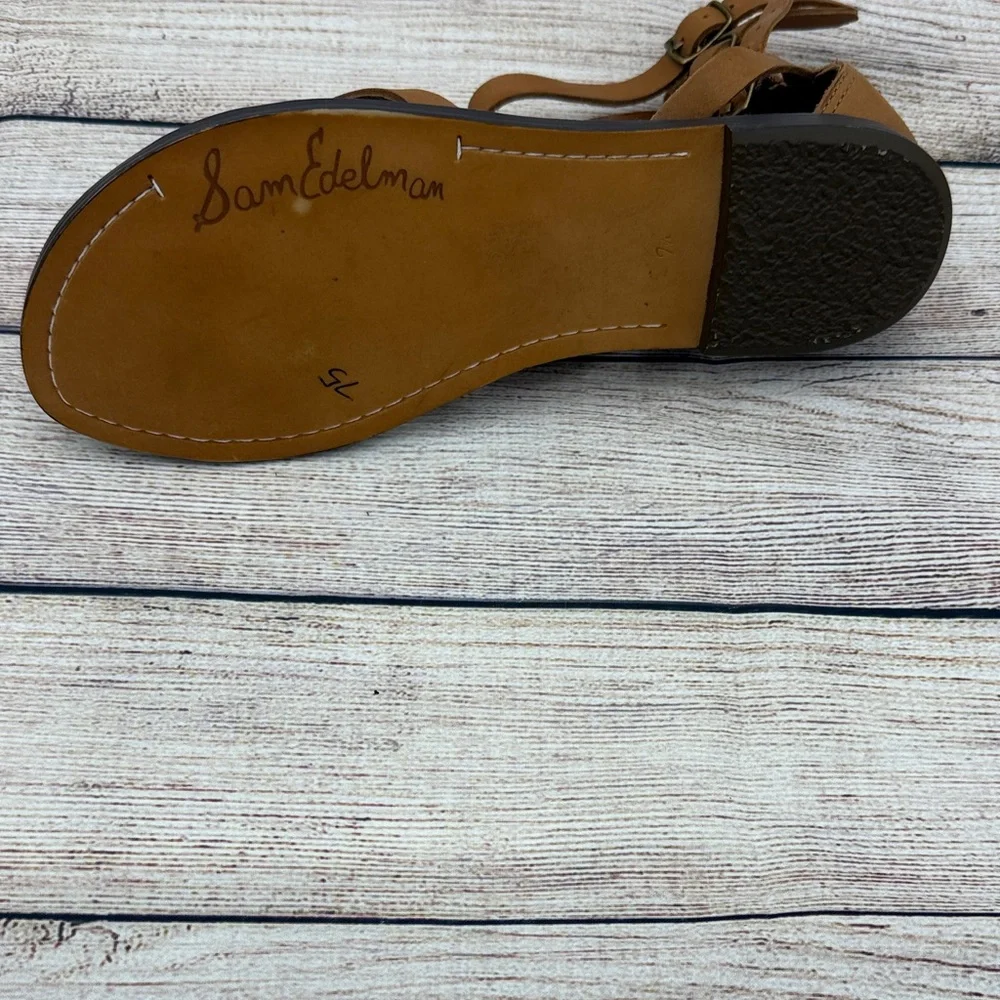 Sam Edelman Brown Strappy Sandals - Picture 4 of 8